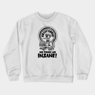 Crazy Eddie - Light Crewneck Sweatshirt